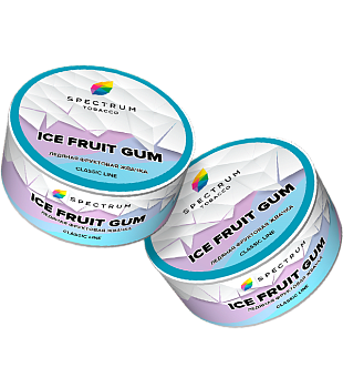 Табак Spectrum, 25гр "ICE FRUIT GUM / Ледяная фруктовая жвачка"